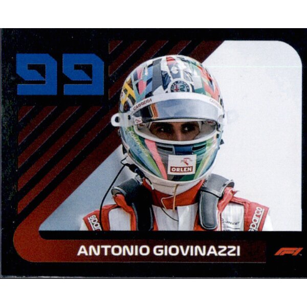 Sticker 172 - Antonio Giovinazzi - Formula 1 Saison 2021