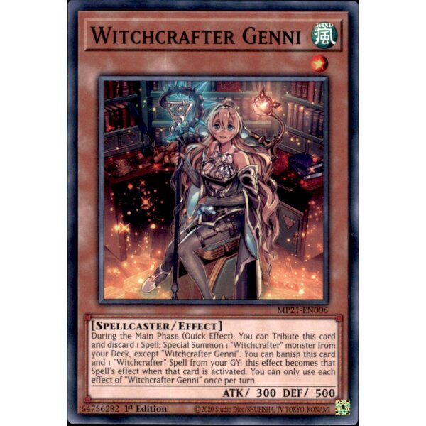 MP21-EN006 - Witchcrafter Genni - 1. Edition