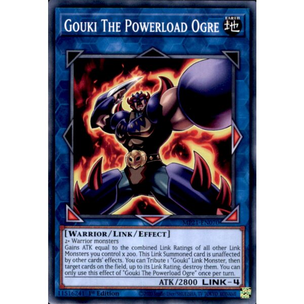 MP21-EN070 - Gouki The Powerload Ogre - 1. Edition