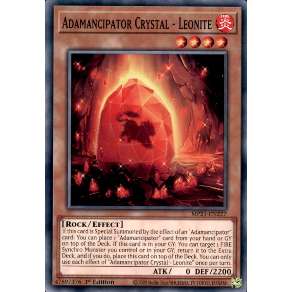 MP21-EN227 - Adamancipator Crystal - Leonite - 1. Edition