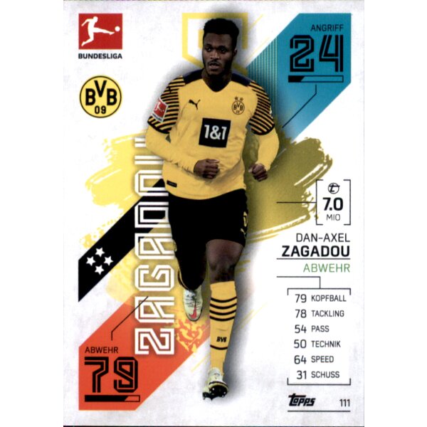 111 - Dan-Axel Zagadou - 2021/2022