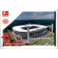 349 - Deutsche Bank Park - Stadion Karte - 2021/2022