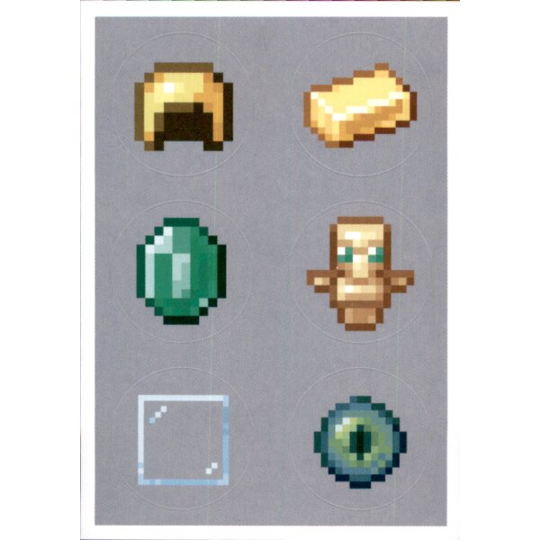 Sticker 108 - Minecraft - Treasure - Sammelsticker