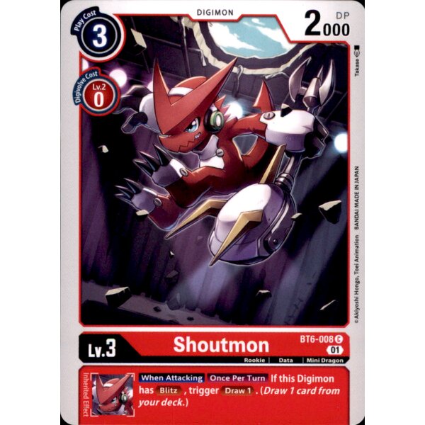 BT6-008 - Shoutmon - Common