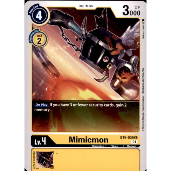 BT6-036 - Mimicmon - Uncommon