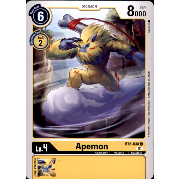 BT6-038 - Apemon - Common