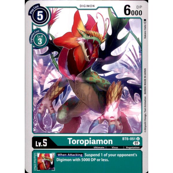 BT6-051 - Toropiamon - Uncommon