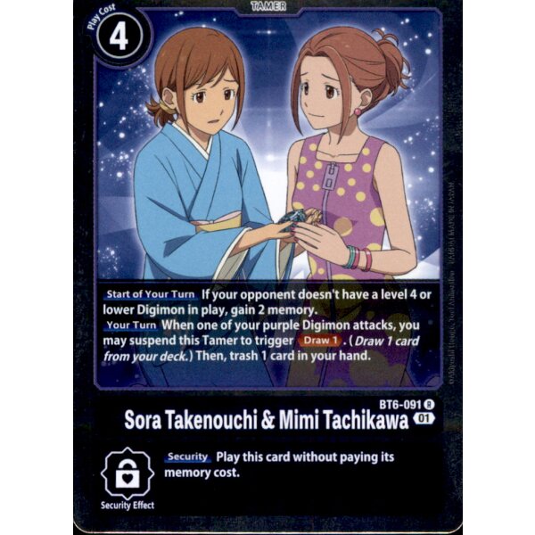 BT6-091 - Sora Takenouchi & Mimi Tachikawa - Rare