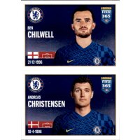 Sticker 36 Ben Chilwell / Andreas Christensen