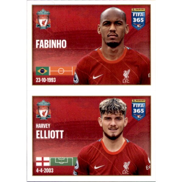 Sticker 56 Fabinho / Harvey Elliott