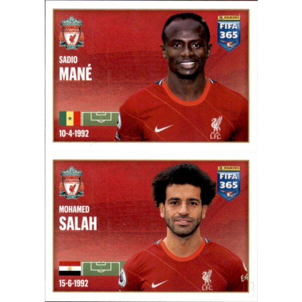 Sticker 58 Sadio Mane / Mohamed Salah