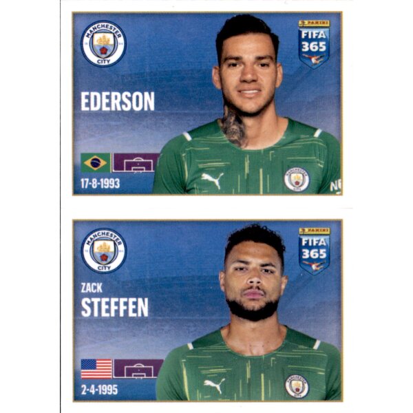 Sticker 64 Ederson / Zack Steffen