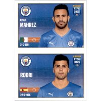 Sticker 71 Riyad Mahrez / Rodri