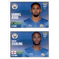 Sticker 73 Gabriel Jesus / Raheem Sterling