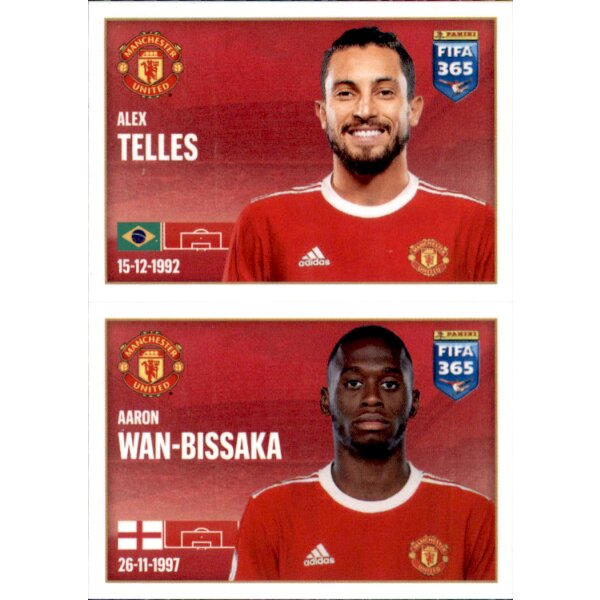 Sticker 82 Alex Telles / Aaron Wan-Bissaka