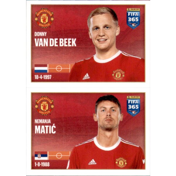 Sticker 84 Donny van de Beek / Nemanja Matic