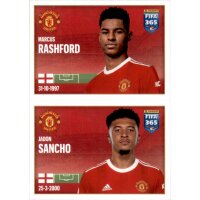 Sticker 88 Marcus Rashford / Jadon Sancho