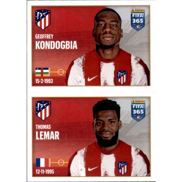 Sticker 101 Geoffrey Kondogbia / Thomas Lemar