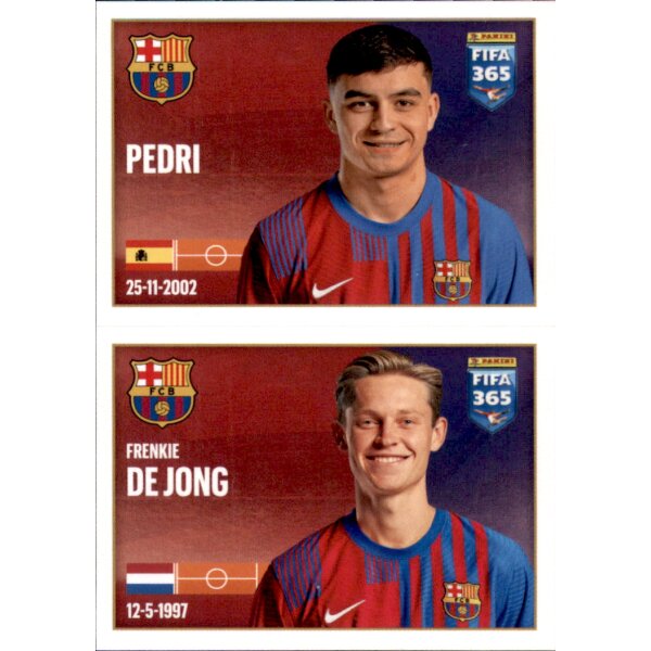 Sticker 114 Pedri / Frenkie de Jong