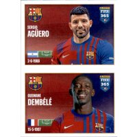 Sticker 116 Sergio Agüero / Ousmane Dembele