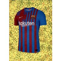 Sticker 122 Trikot FC Barcelona