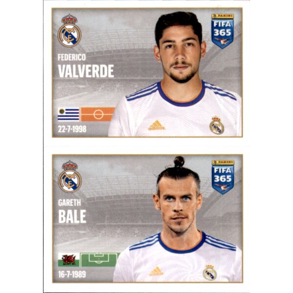 Sticker 131 Federico Valverde / Gareth Bale