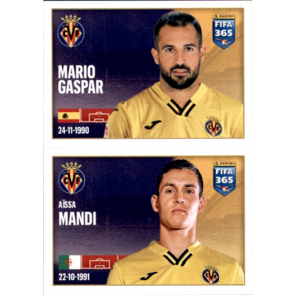 Sticker 142 Mario Gaspar / Aissa Mandi