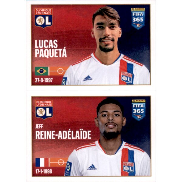 Sticker 161 Lucas Paqueta / Jeff Reine-Adelaide