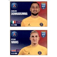 Sticker 169 Gianluigi Donnarumma / Keylor Navas