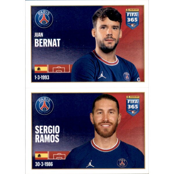 Sticker 170 Juan Bernat / Sergio Ramos