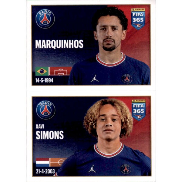 Sticker 172 Marquinhos / Xavi Simons