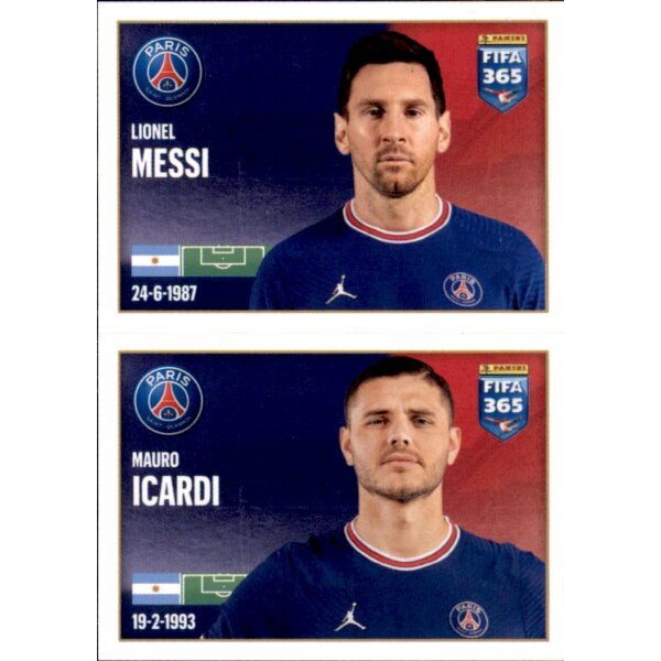 Sticker 177 Lionel Messi / Mauro Icardi