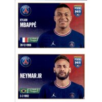 Sticker 178 Kylian Mbappe / Neymar Jr