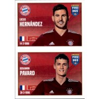 Sticker 185 Lucas Hernandez / Benjamin Pavard