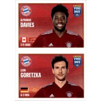 Sticker 188 Alphonso Davies / Leon Goretzka