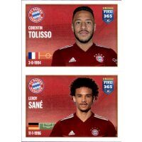 Sticker 190 Corentin Tolisso / Leroy Sane