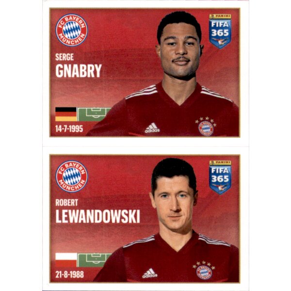 Sticker 192 Serge Gnabry / Robert Lewandowski