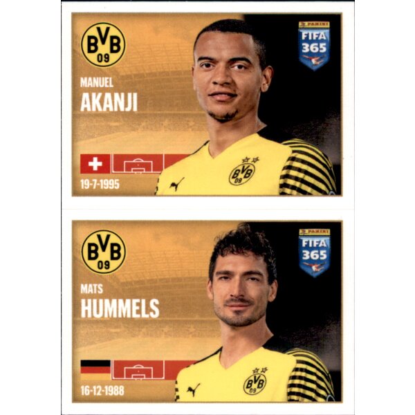 Sticker 200 Manuel Akanji / Mats Hummels