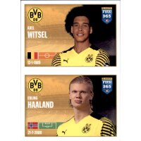 Sticker 206 Axel Witsel / Erling Haaland