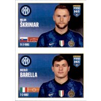 Sticker 248 Milan Skriniar / Nicolo Barella