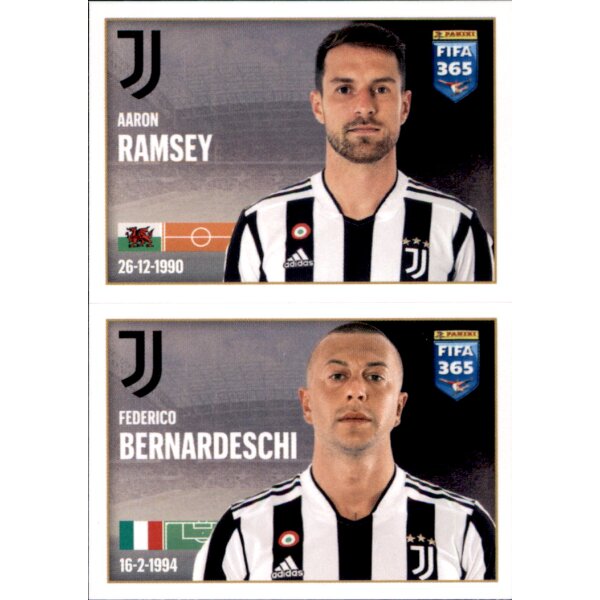 Sticker 266 Aaron Ramsey / Federico Bernardeschi