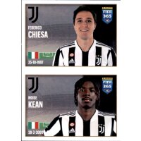 Sticker 267 Federico Chiesa / Moise Kean