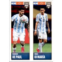 Sticker 345 Rodrigo De Paul / Angel Di Maria