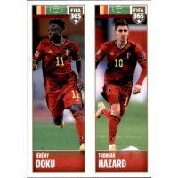 Sticker 355 Jeremy Doku / Thorgan Hazard