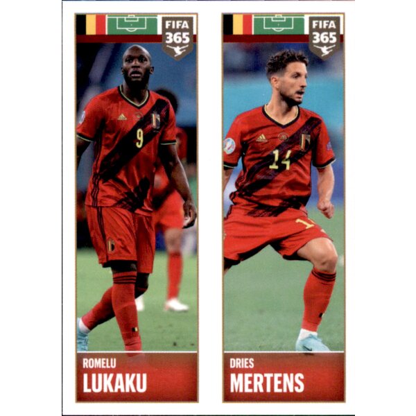 Sticker 356 Romelu Lukaku / Dries Mertens