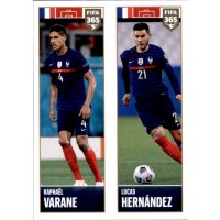 Sticker 374 Raphael Varane / Lucas Hernandez