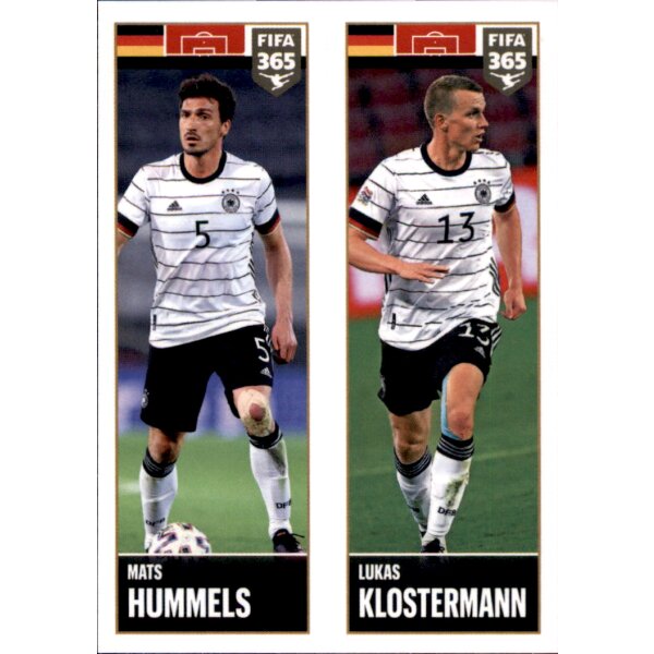 Sticker 383 Mats Hummels / Lukas Klostermann