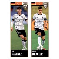 Sticker 387 Kai Havertz / Julian Draxler