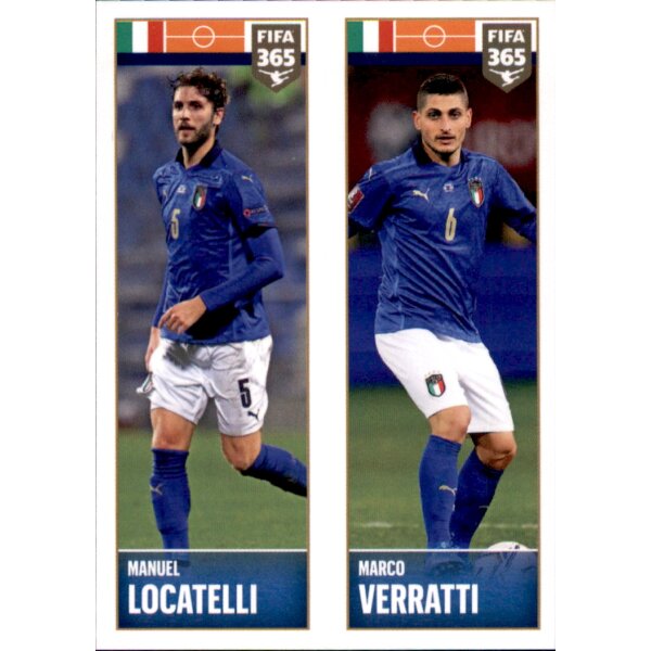 Sticker 394 Manuel Locatelli / Marco Verratti