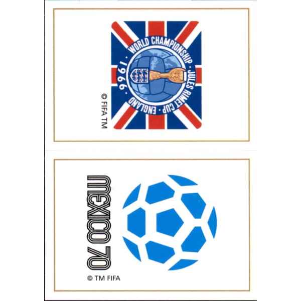 Sticker 409 England 1966 / Mexico 1970